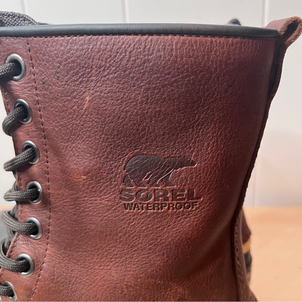 Sorel 1964 Premium Waterproof Handcrafted Winter Boots w Lining Leather Men10 - Picture 4 of 15